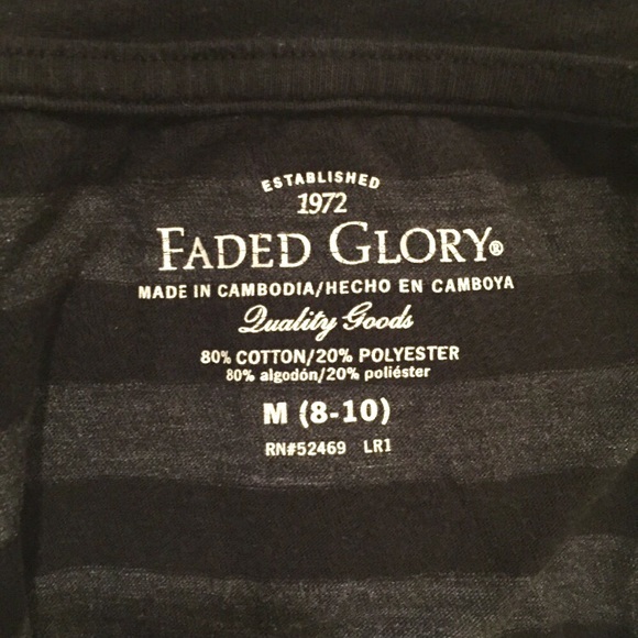Lot of 6 Faded Glory scoop neck tees - Picture 8 of 8